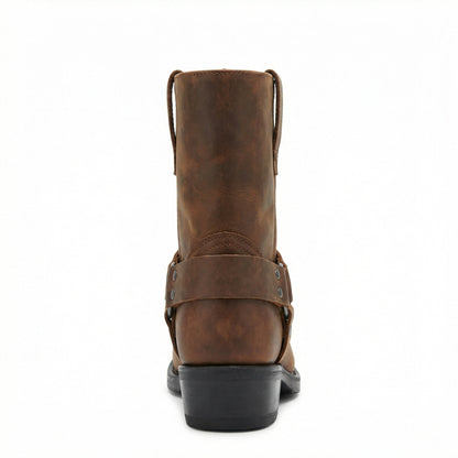 Herren Westernstiefel Heidi Mode Stiefel Leder - BerlinGlamour