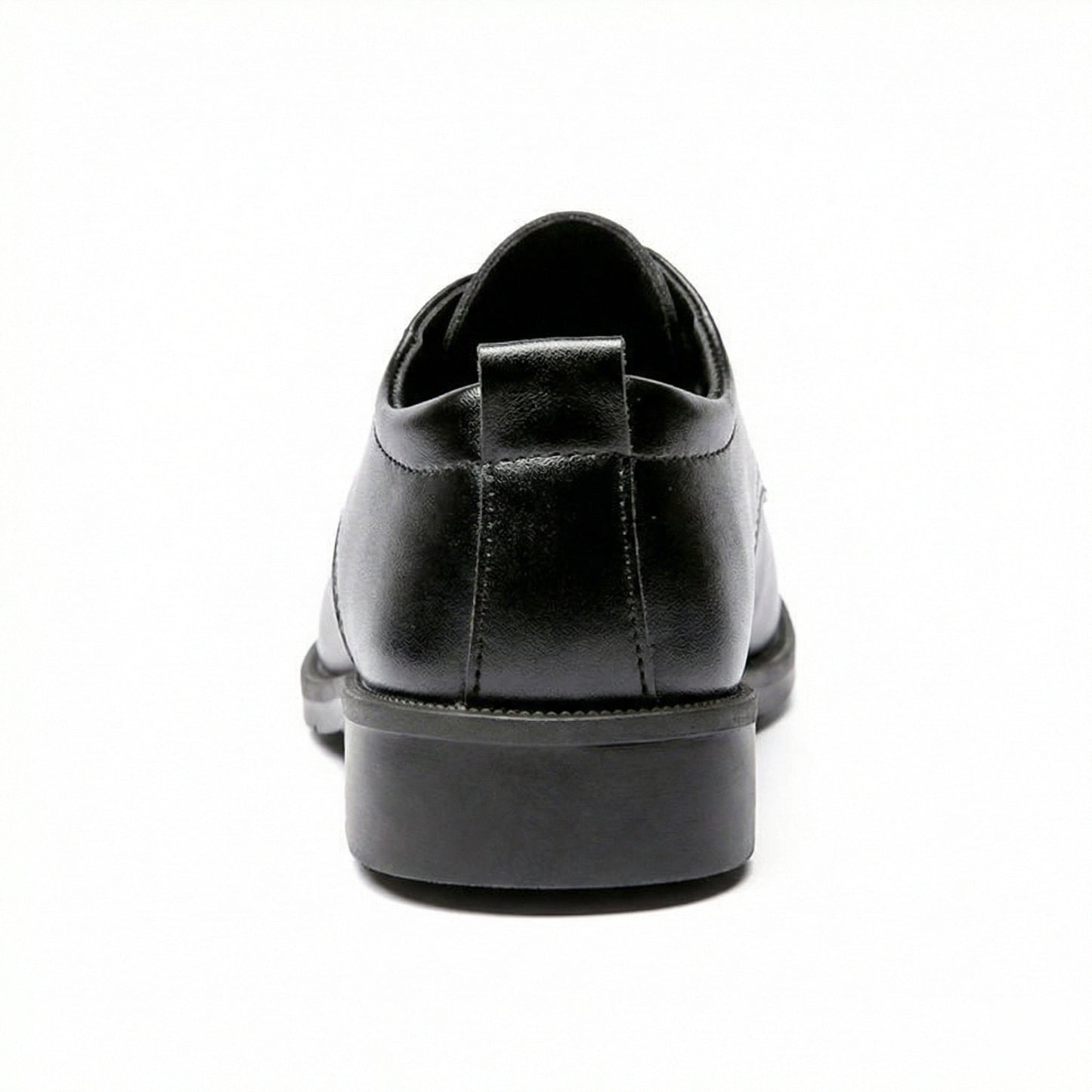Herren Leder Schnürschuhe Elegante Rutschfeste Sohle Schwarze Schuhe