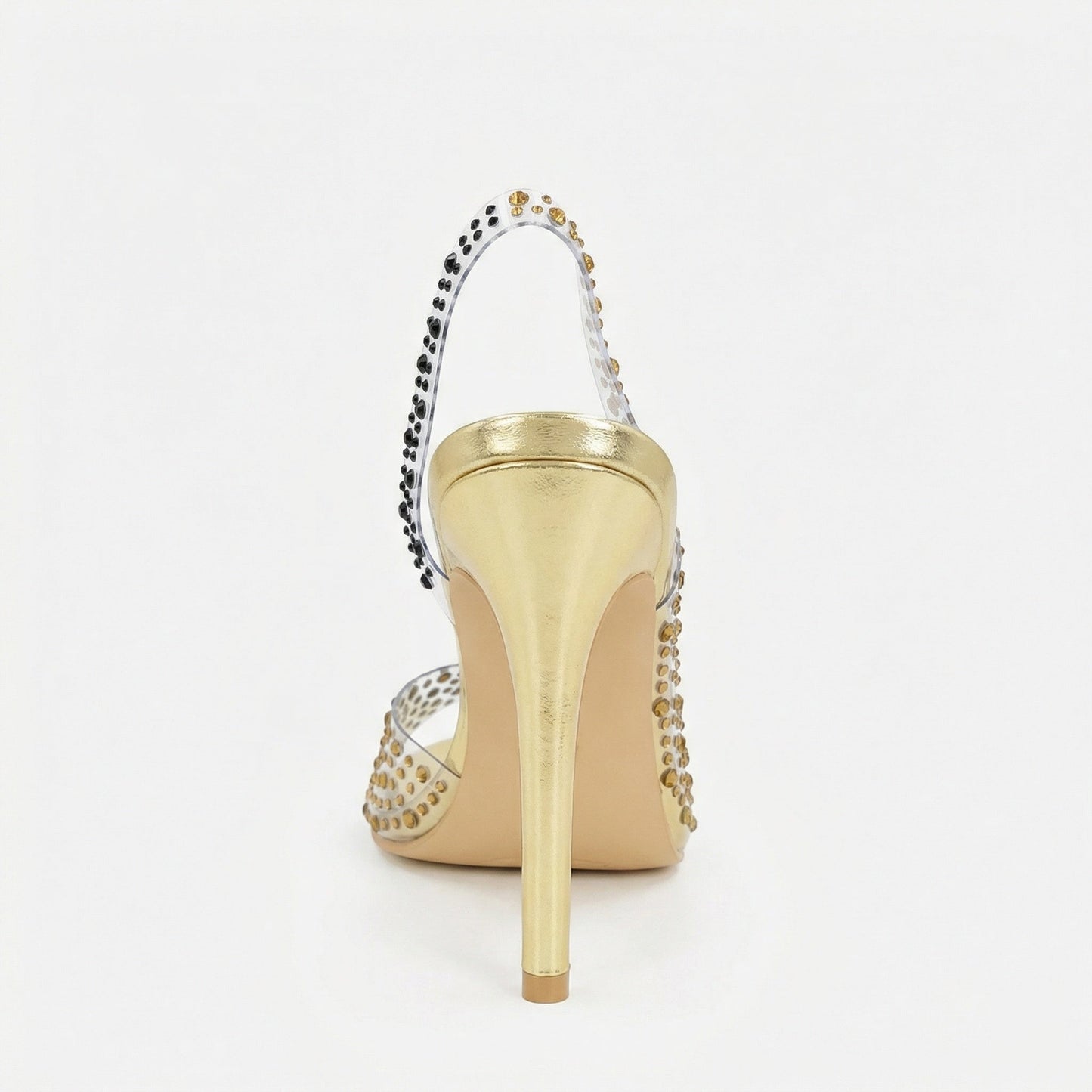 Damen High Heel Sandalen Glitzer Strass Schuhe Party
