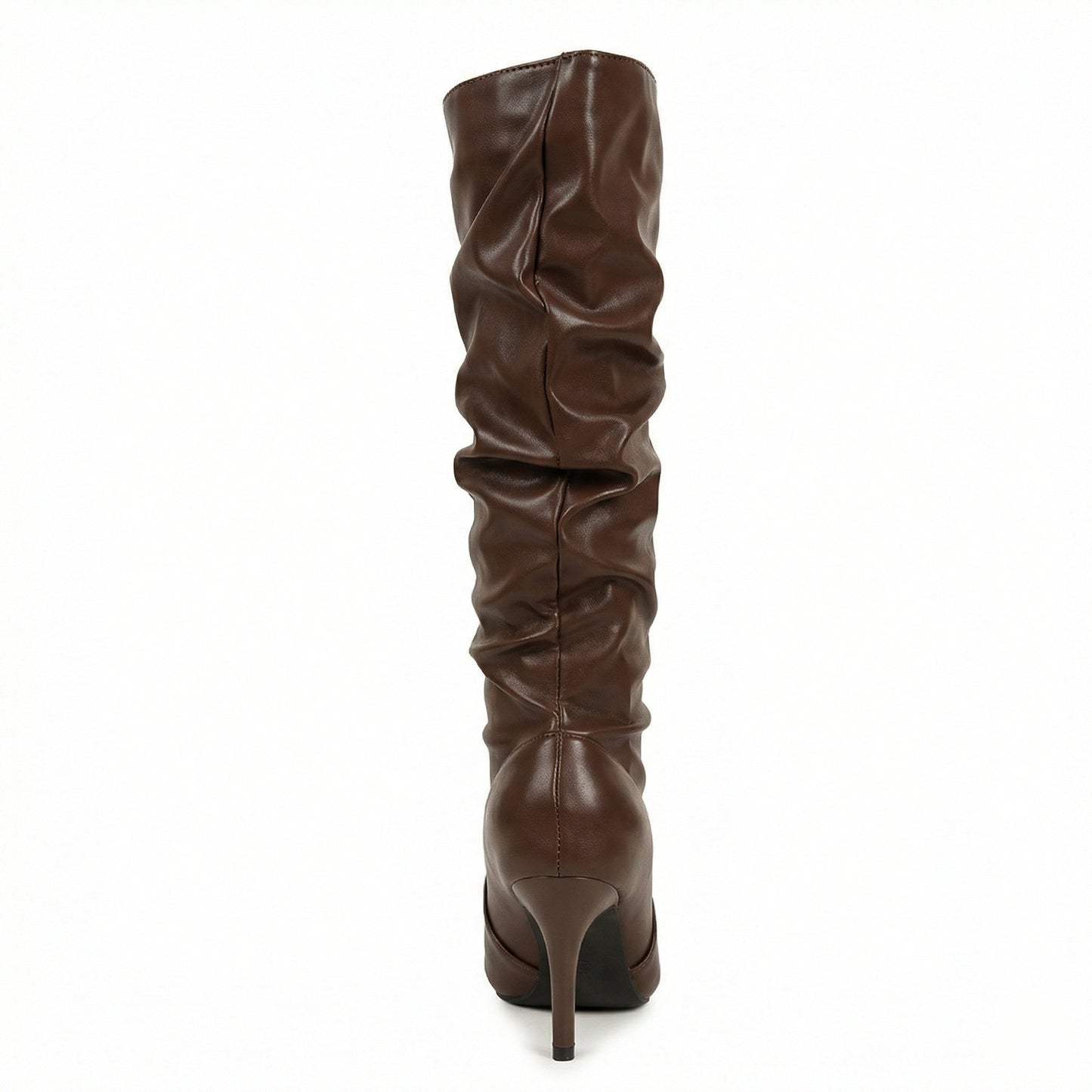 Damen Stiefel High Heels Gerafft Glamour Schuhe