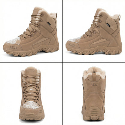 Herren Wanderstiefel Winter Warm Isoliert Rutschfest