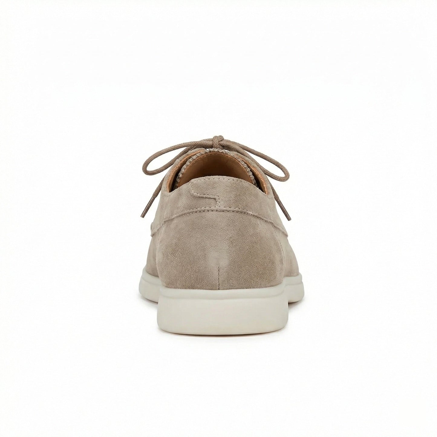 Italienische Wildleder Loafer Schuhe Braun Schnürsenkel - BerlinGlamour