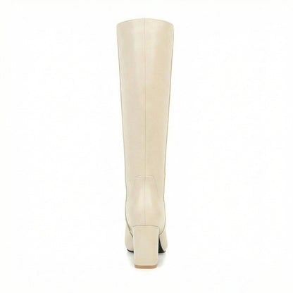 Damen Stiefel Warm Bequem Lang Schick