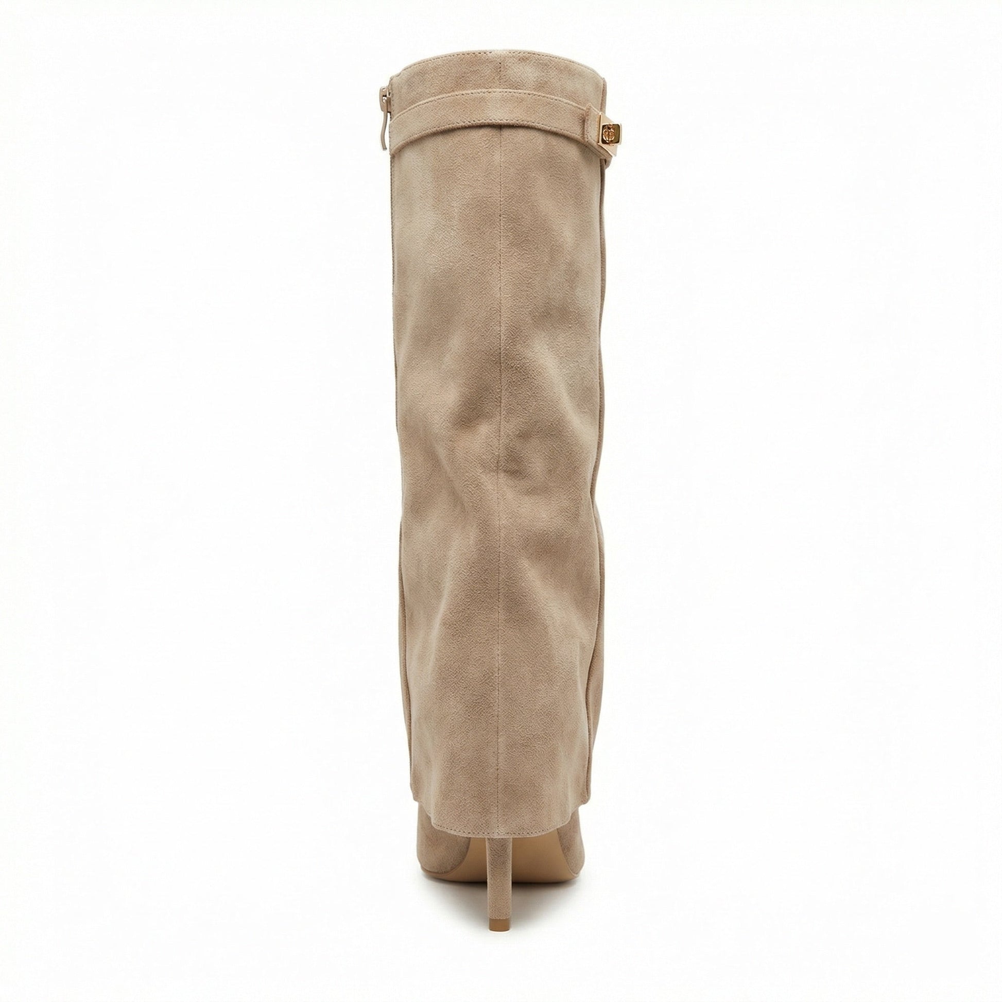 Damen Stiefel Wildleder Braun Heidi Style - BerlinGlamour