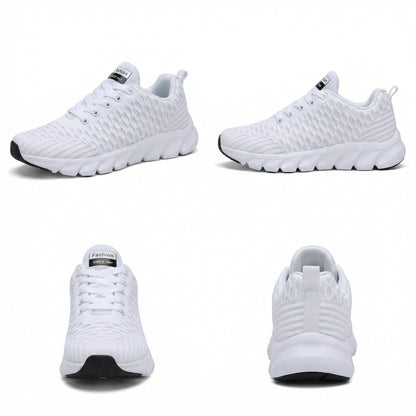 Strick Schuhe Atmungsaktiv Flexibel Damen Sneaker