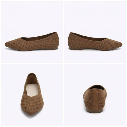 Flache Schuhe Damen Mode Bequem