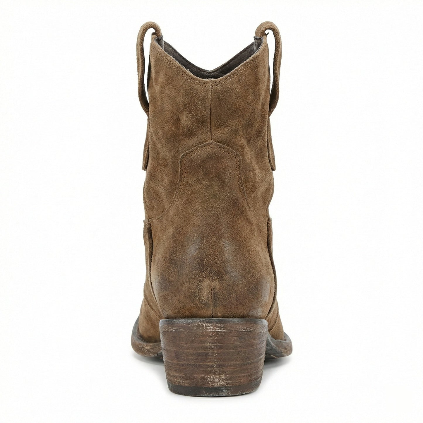 Western Stiefel Damen Kurz Wildleder Knöchelstiefel