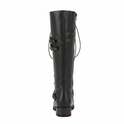 Damen Schnürstiefel Steampunk Stil Vintage Leder