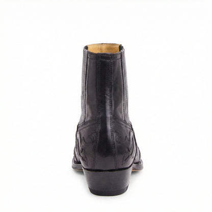 Cowboystiefel Damen Leder Stiefel Robust Westernstil - BerlinGlamour