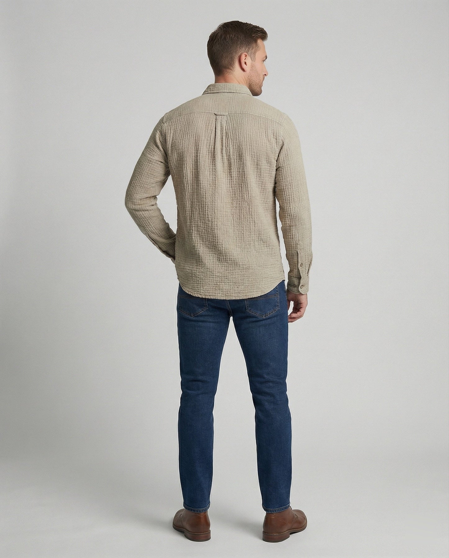 Herren Kurzarmhemd Relaxed Fit mit Brusttasche