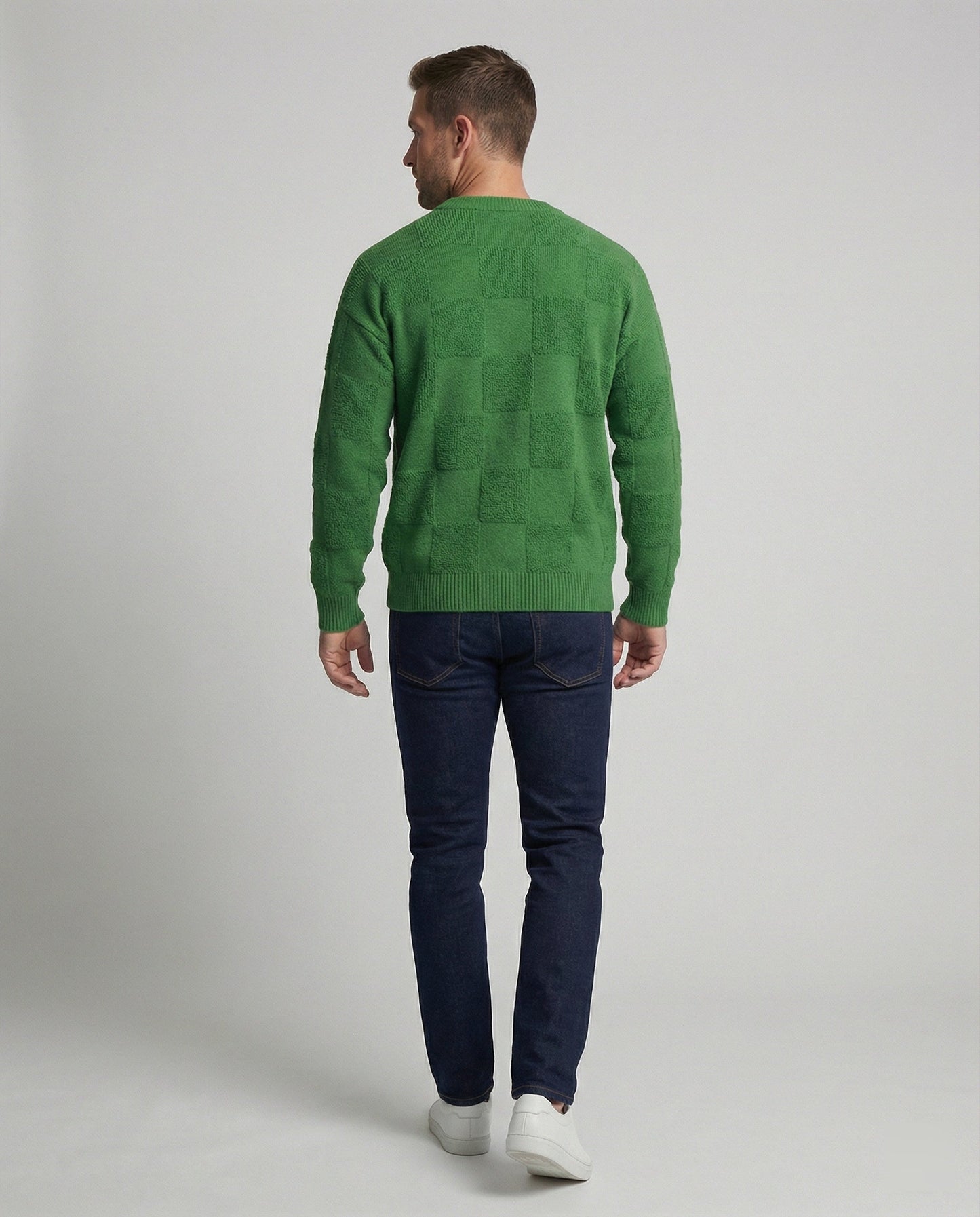 Strickpullover Männer Trendig Stilvoll Modern