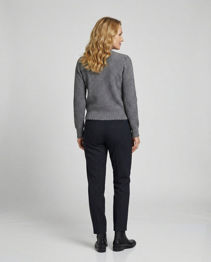 Damen Cardigan mit Nierenknöpfen Modern
