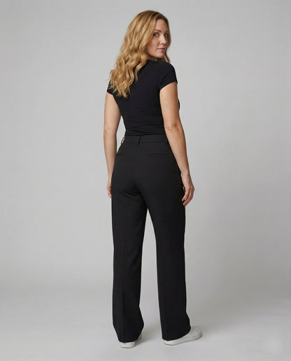 Elegante Damen Marlenehose Weitbeinig Damen Hose