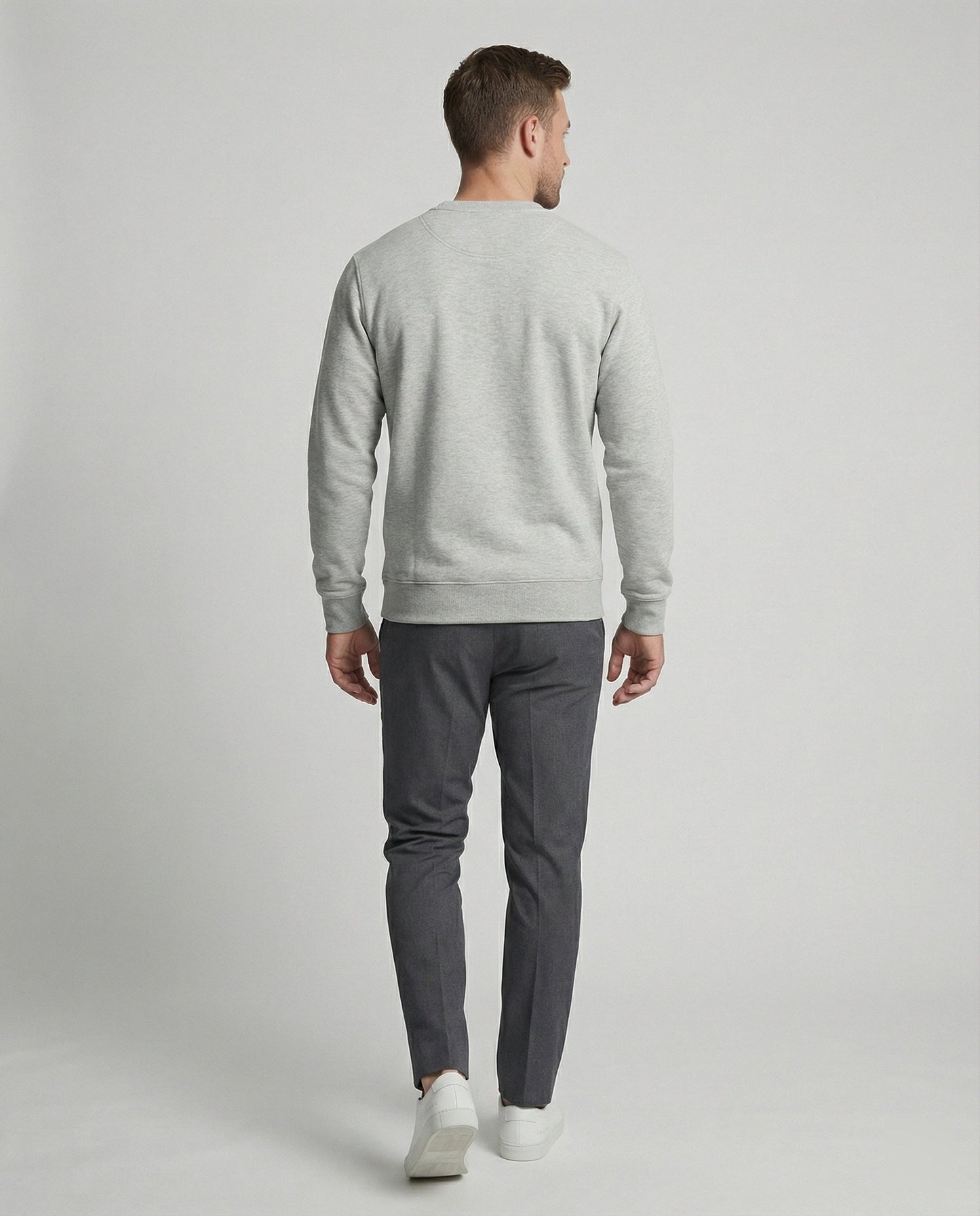 Männer Sweatshirt Rundhals Pullover Modern