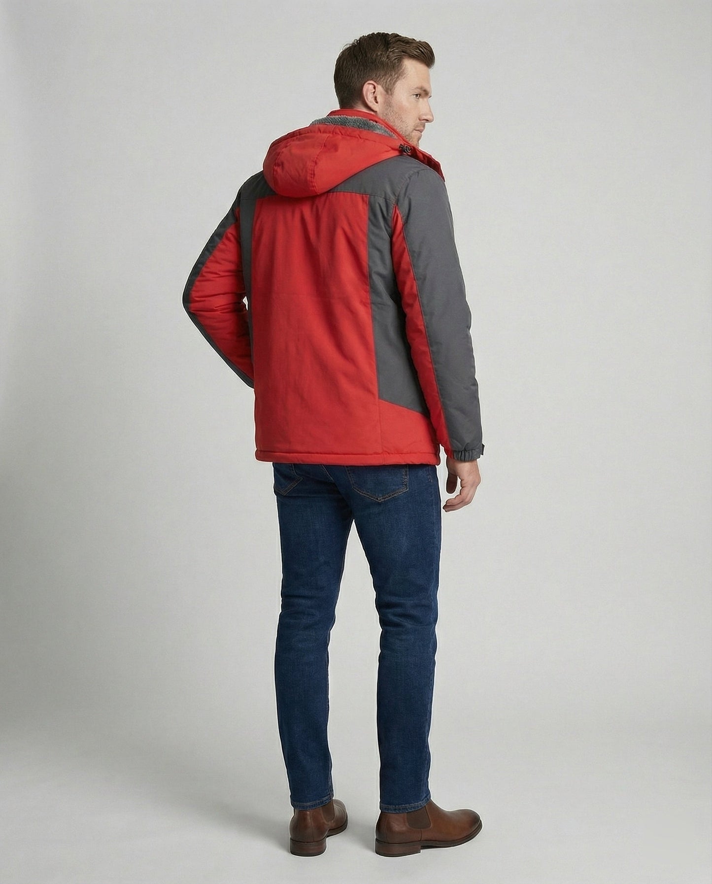 Wasserdichte Winterjacke Herren Hochwertig Schwarz