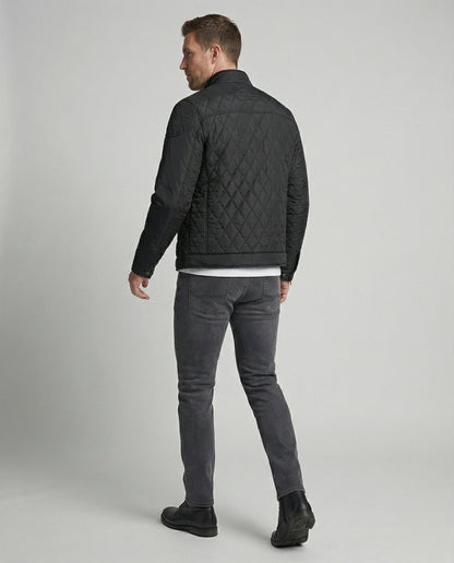 Moderner Karo Parka Jacke Herren