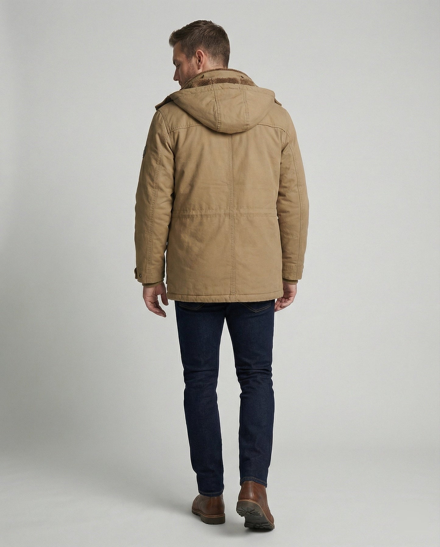 Warme Winterjacke Funktionell Isoliert