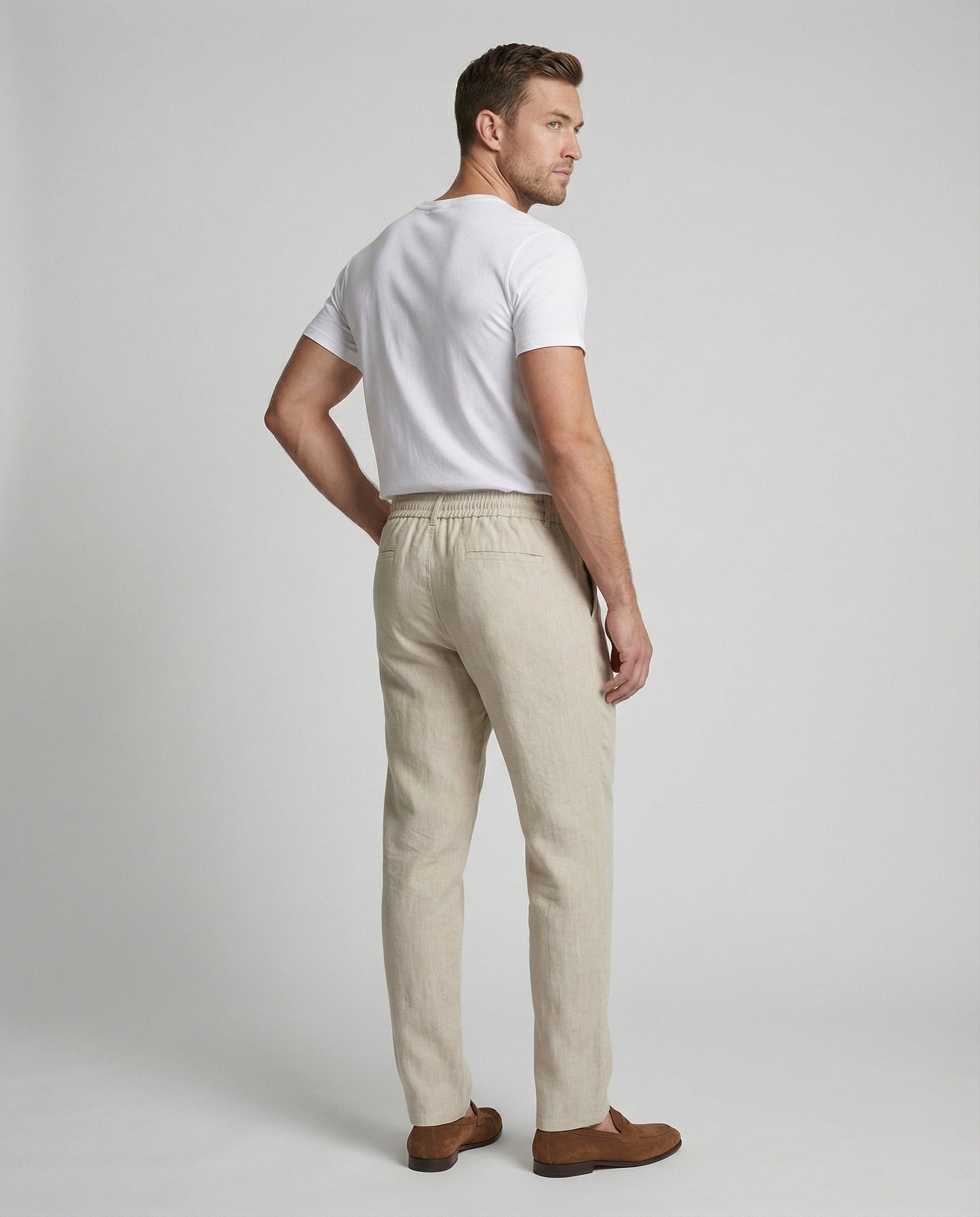 Herren Freizeithose Bequem Weit Luftig Comfort