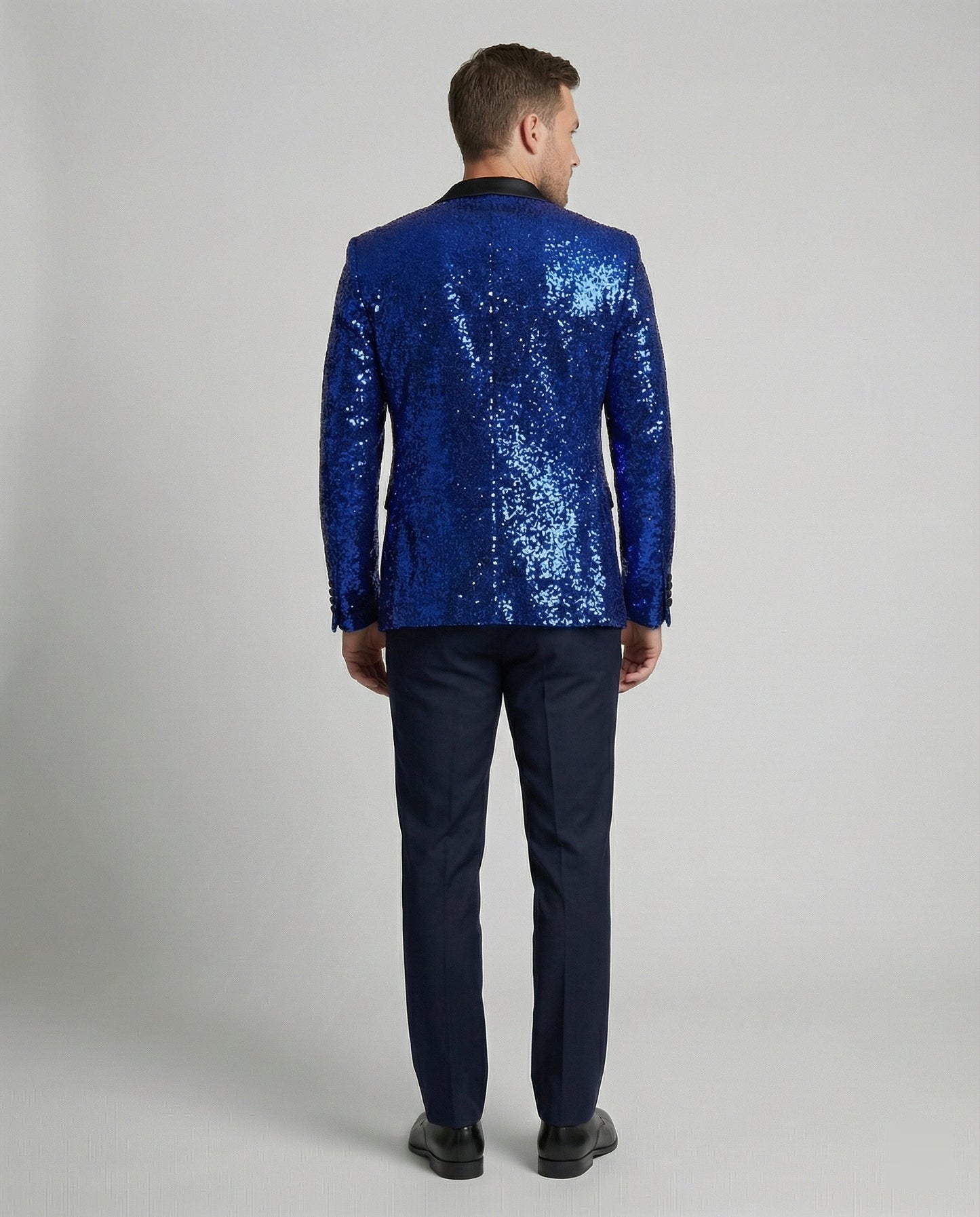Glamour Blazer Pailletten Damen Jacke