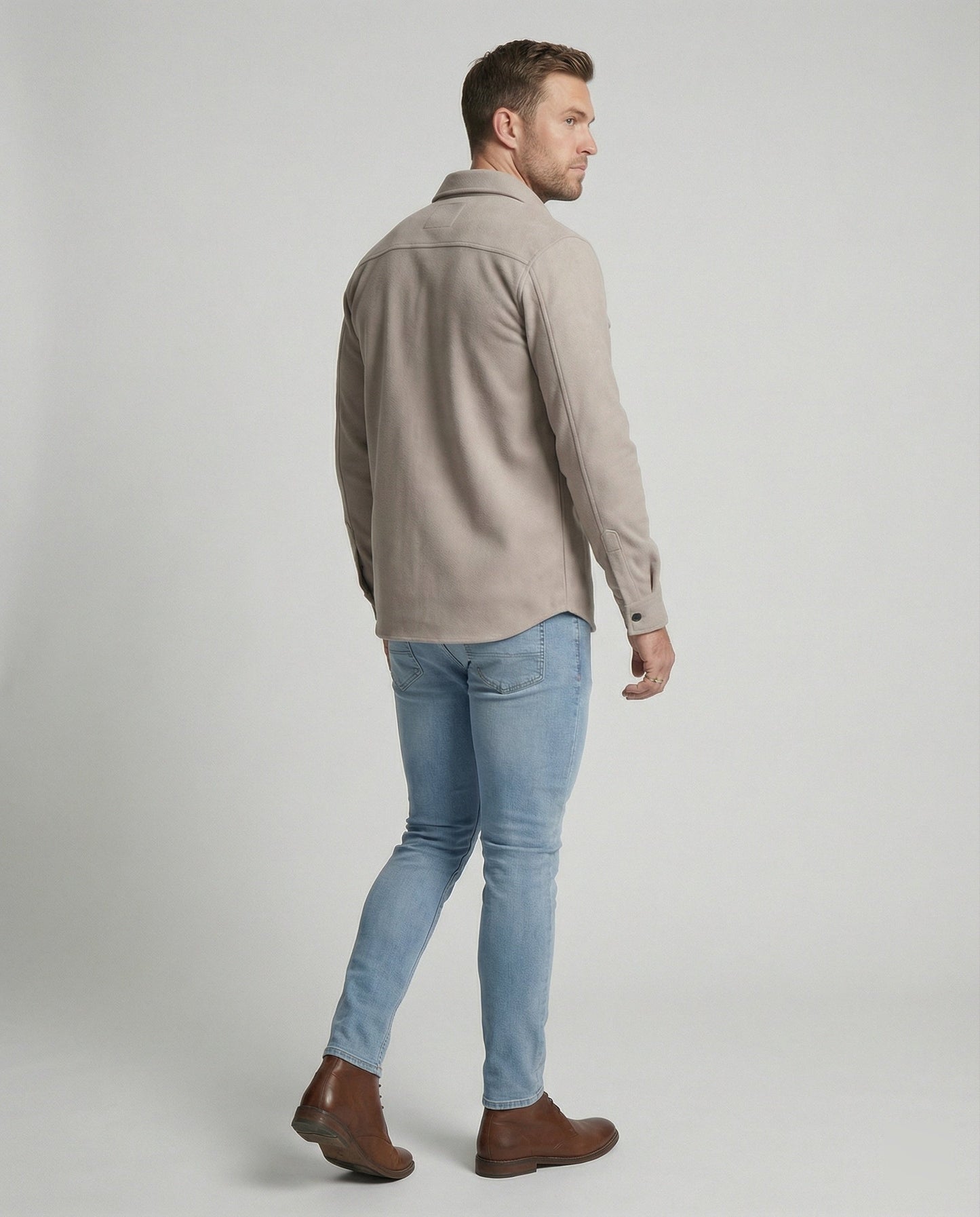 Herren Hemd Herbstlich Flanell Modern