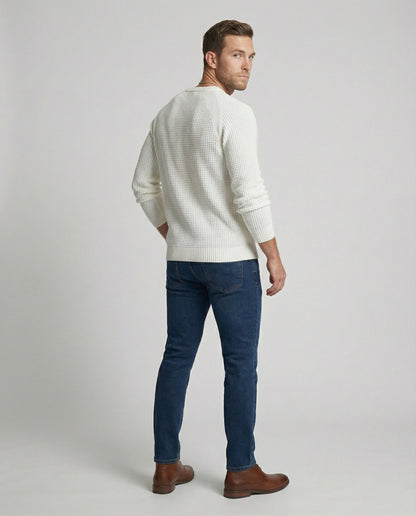 Herren Strukturpullover Modern Casual