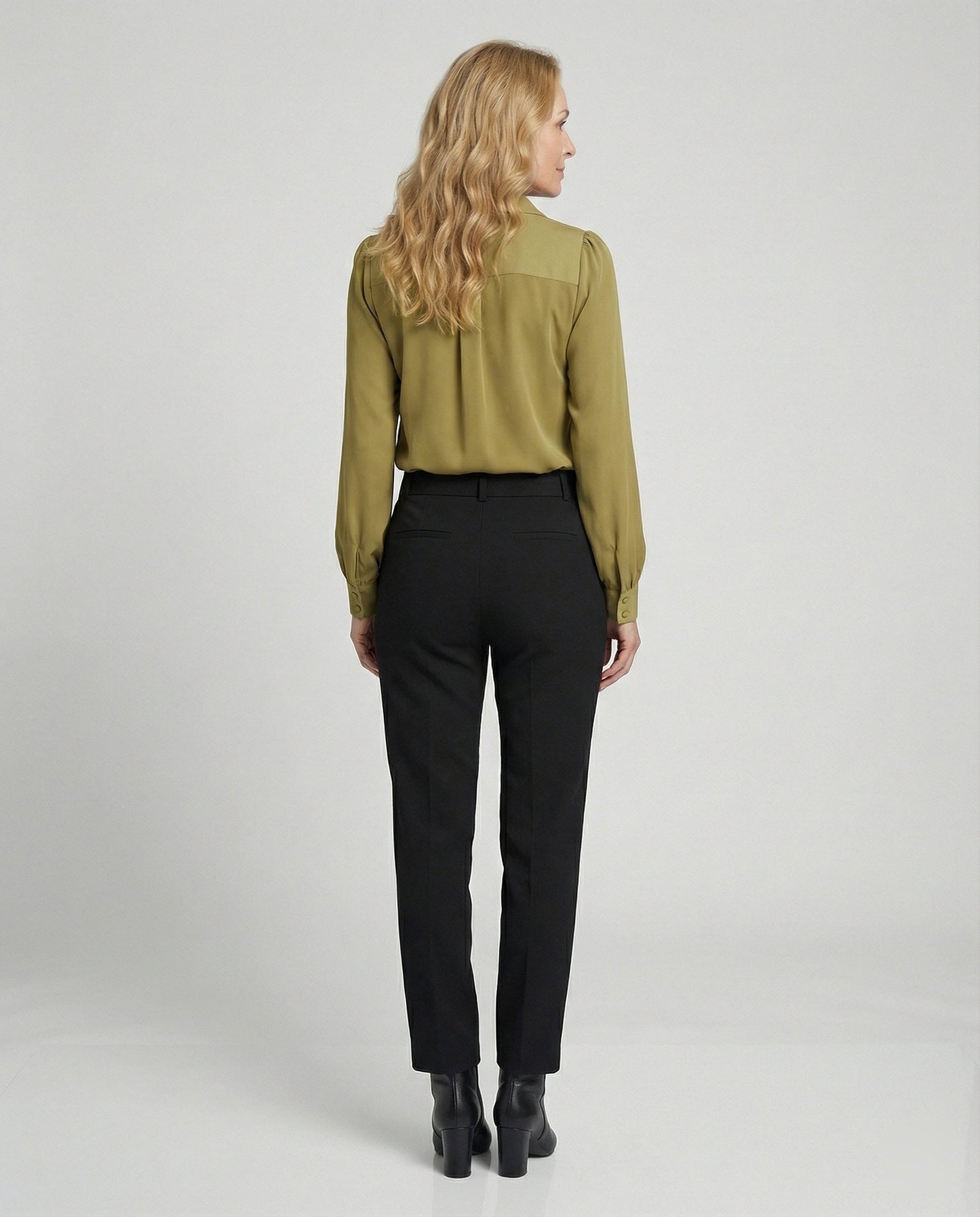 Damen Bluse V-Ausschnitt Modern Elegent