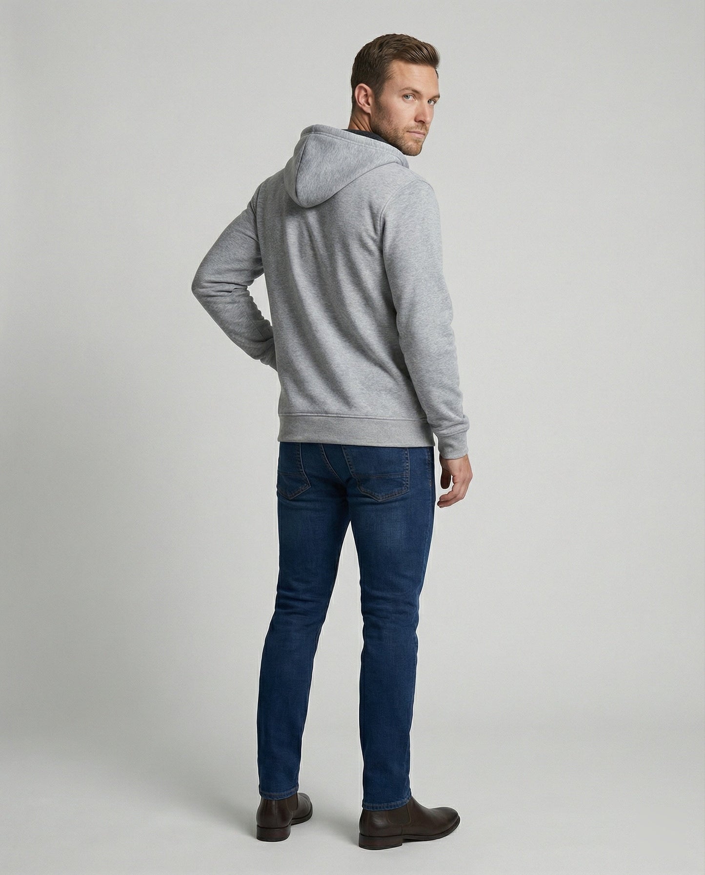 Männer Hoodie Halbzip Modern Cooler Style