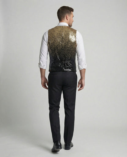 Glitzernde Paillettenweste Damen