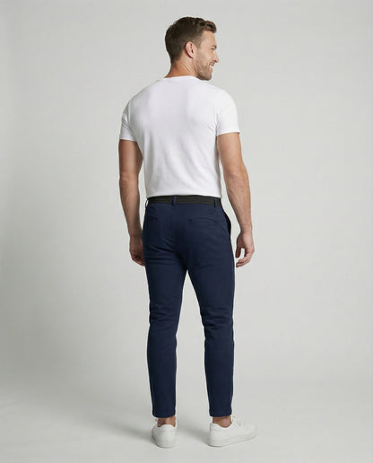 Herren Chino Hose Slim Fit Körpernah