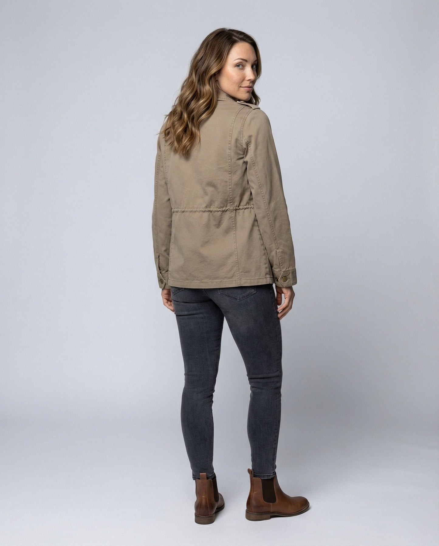 Damen Cargojacke Outdoor Modern Schwarz - BerlinGlamour