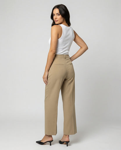 Damenhose Weite Bein Modern Komfortabel