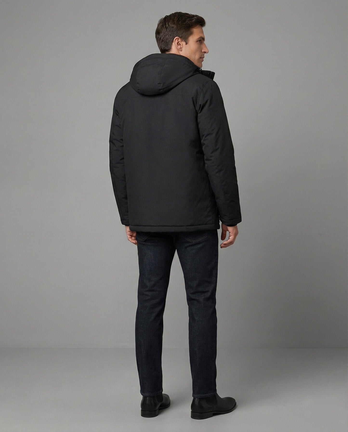Warmwintermantel Herren Modern Wasserdicht