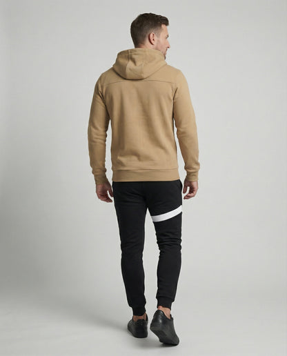 Herren Sportset Hoodie Jogginghose Grau Komfort