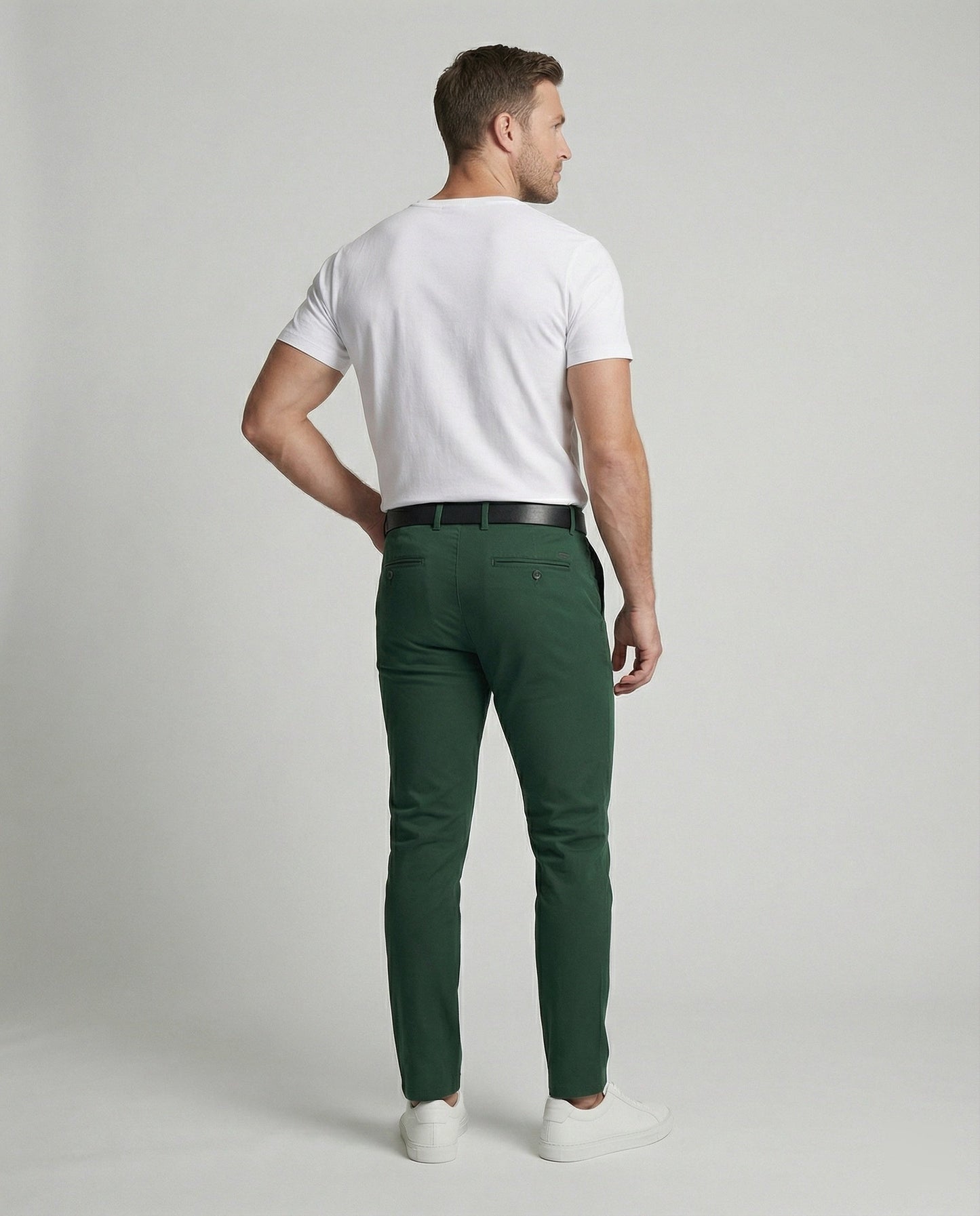 Herren Slimfit Hosen Bequem Chinohose Modern - BerlinGlamour