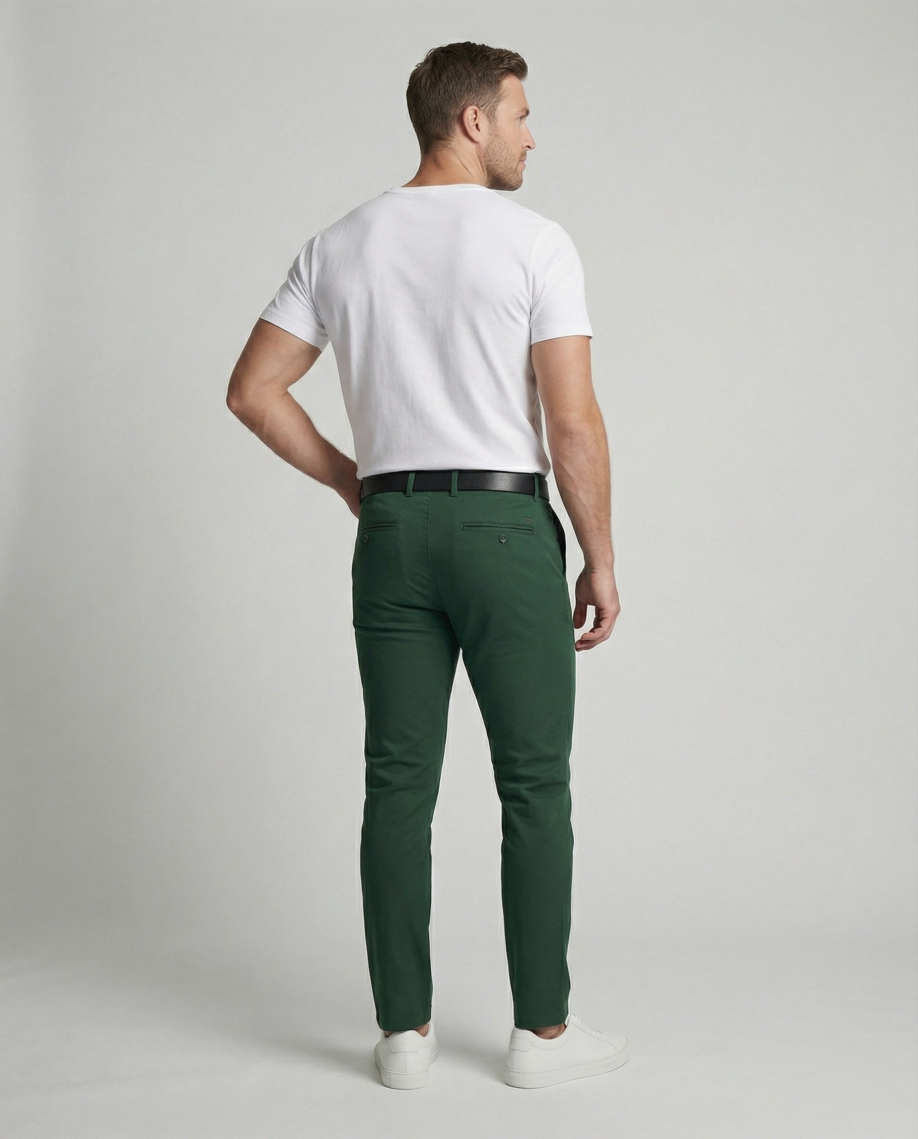 Herren Slimfit Hosen Bequem Chinohose Modern - BerlinGlamour