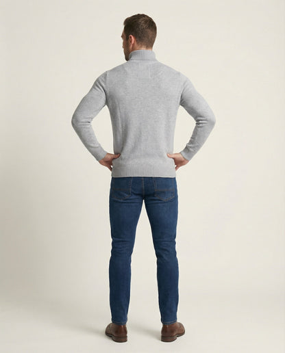 Weiche Merinowolle Rollkragenpullover Warm