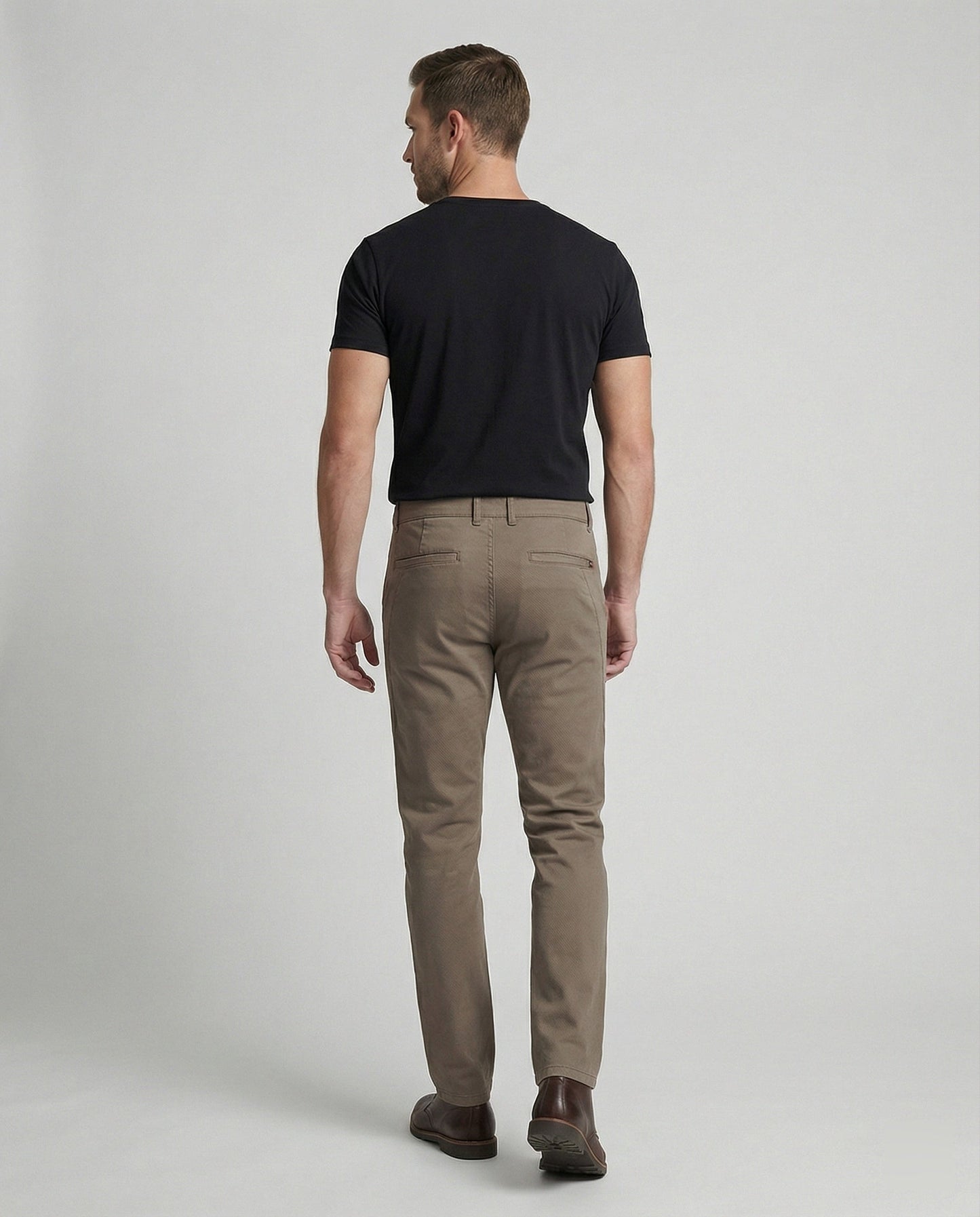 Herren Chino Hose Elastisch Stretch