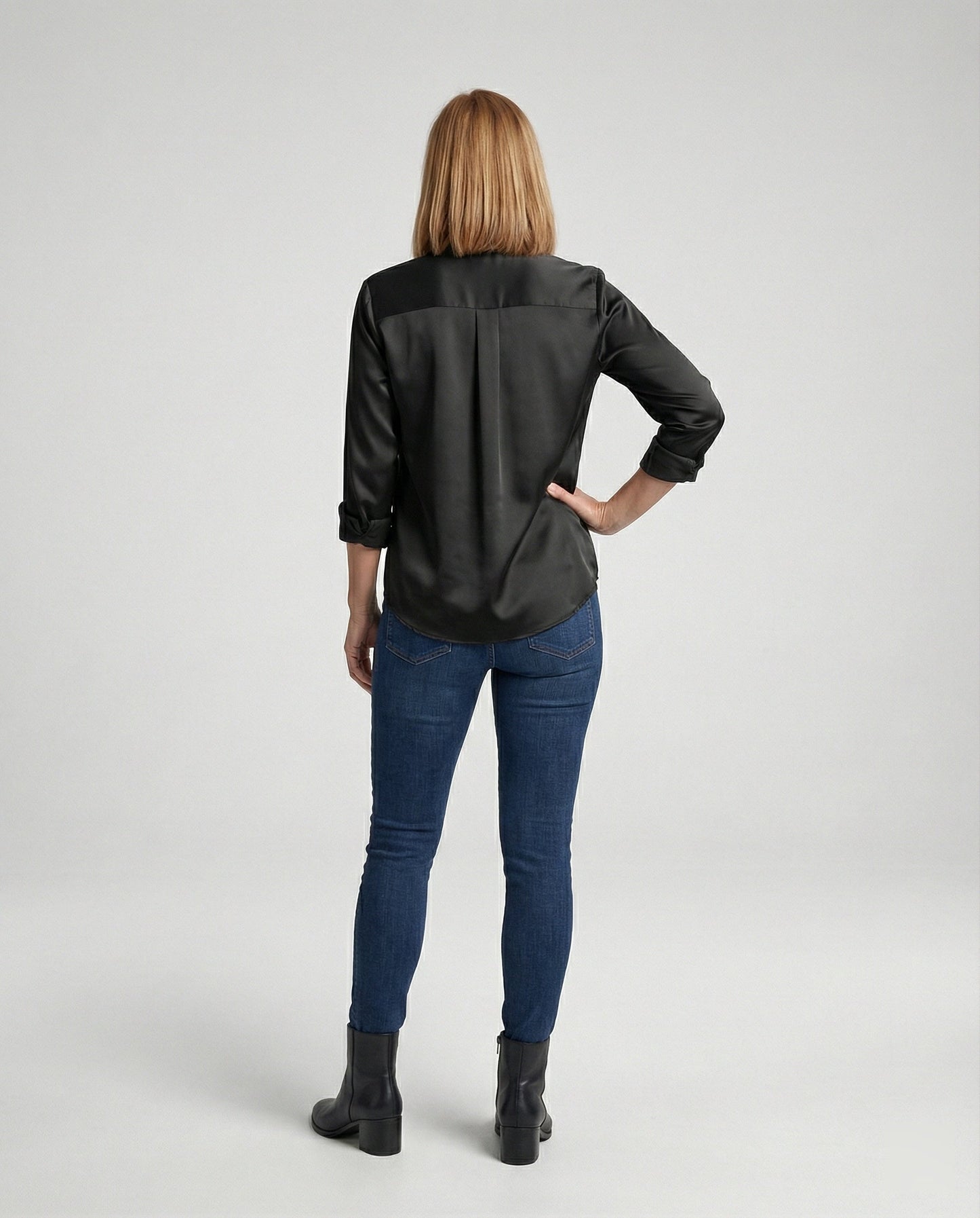 Damen Bluse Top Elegant Kurzarm