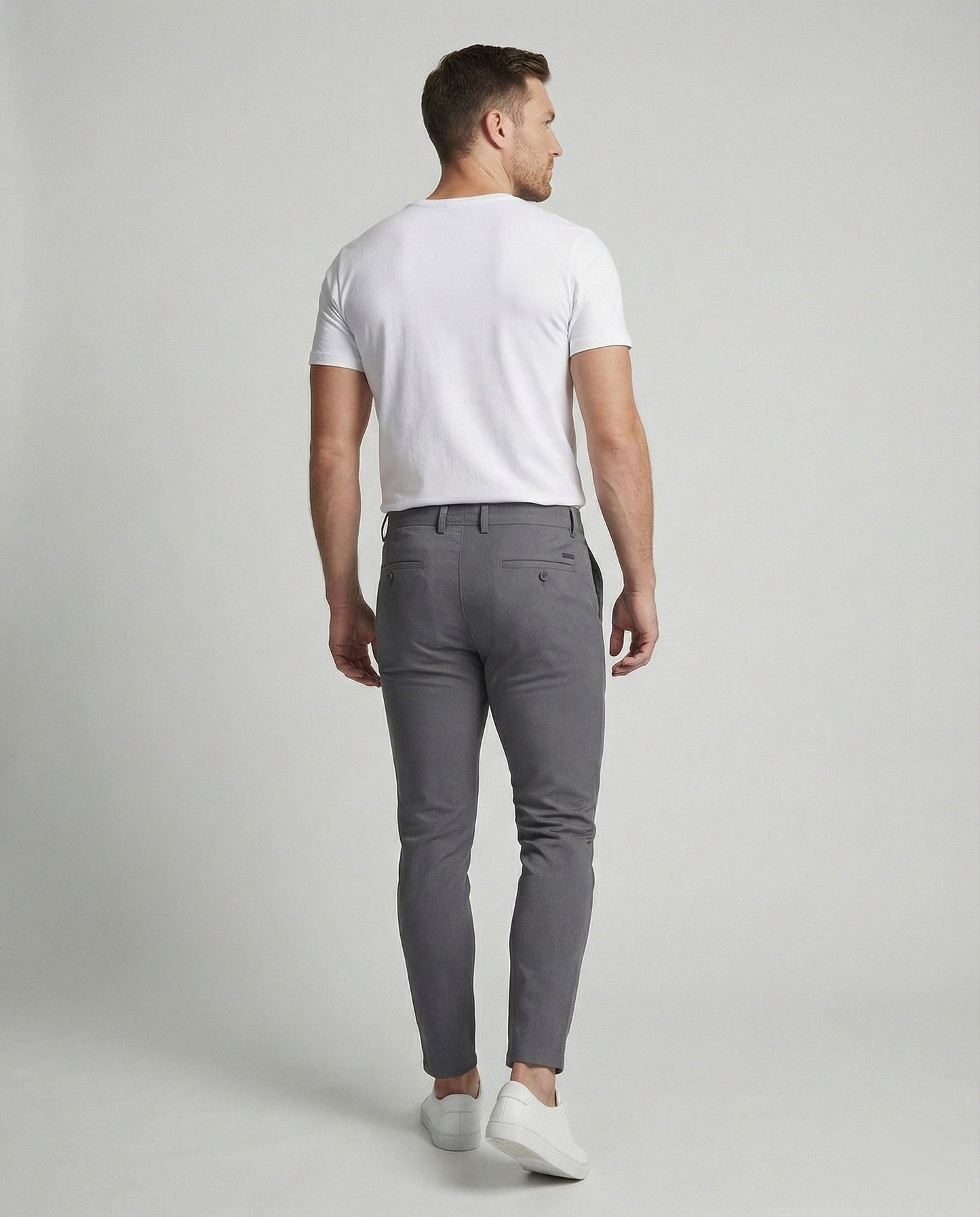 Herren Jeans Slim Fit Stretch Schwarz