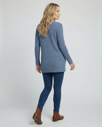 Übergroßer Cardigan Damen Oversized Lang - BerlinGlamour