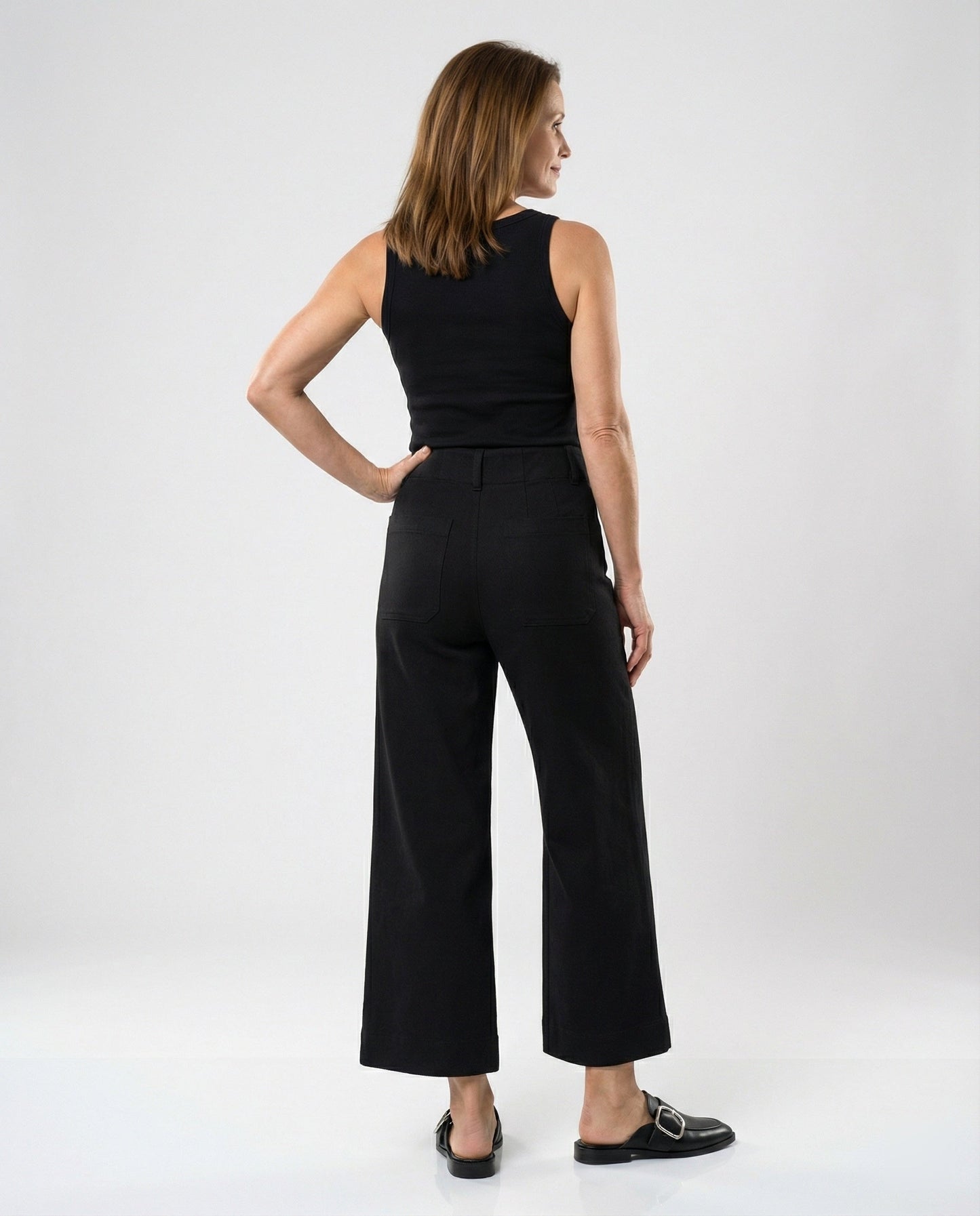 Damenhose Bequem Weite Hose mit modischem Schnitt