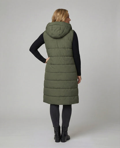 Ärmellose Winterjacke Warm Isoliert Damen