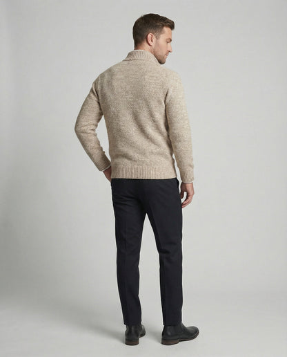 Herren Strickjacke Elegante Reißverschluss Steppjacke
