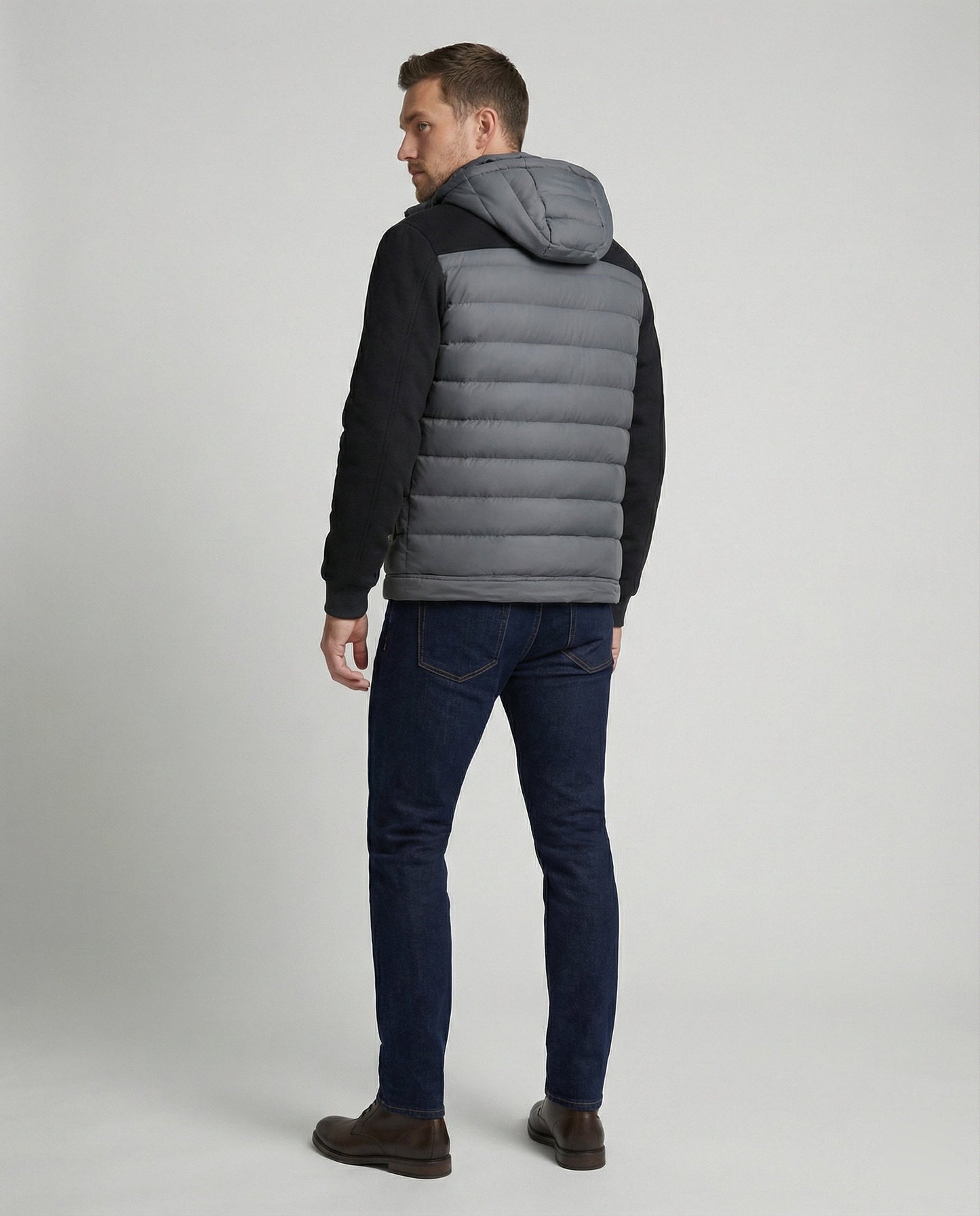 Herrenjacke Warm Kapuzenparka Wasserabweisend