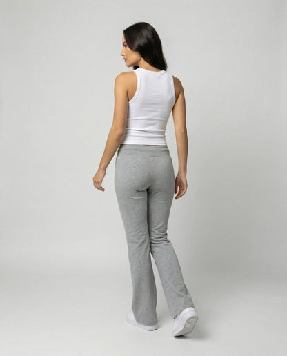 Damen Sweatpants Hochtailliert Bequem