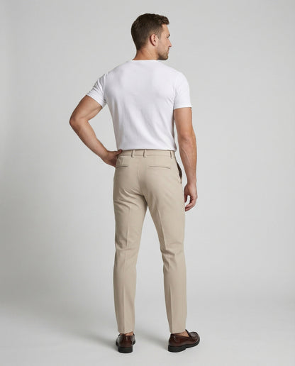 Herren Slim Fit Chino Hose Stretch Bequem