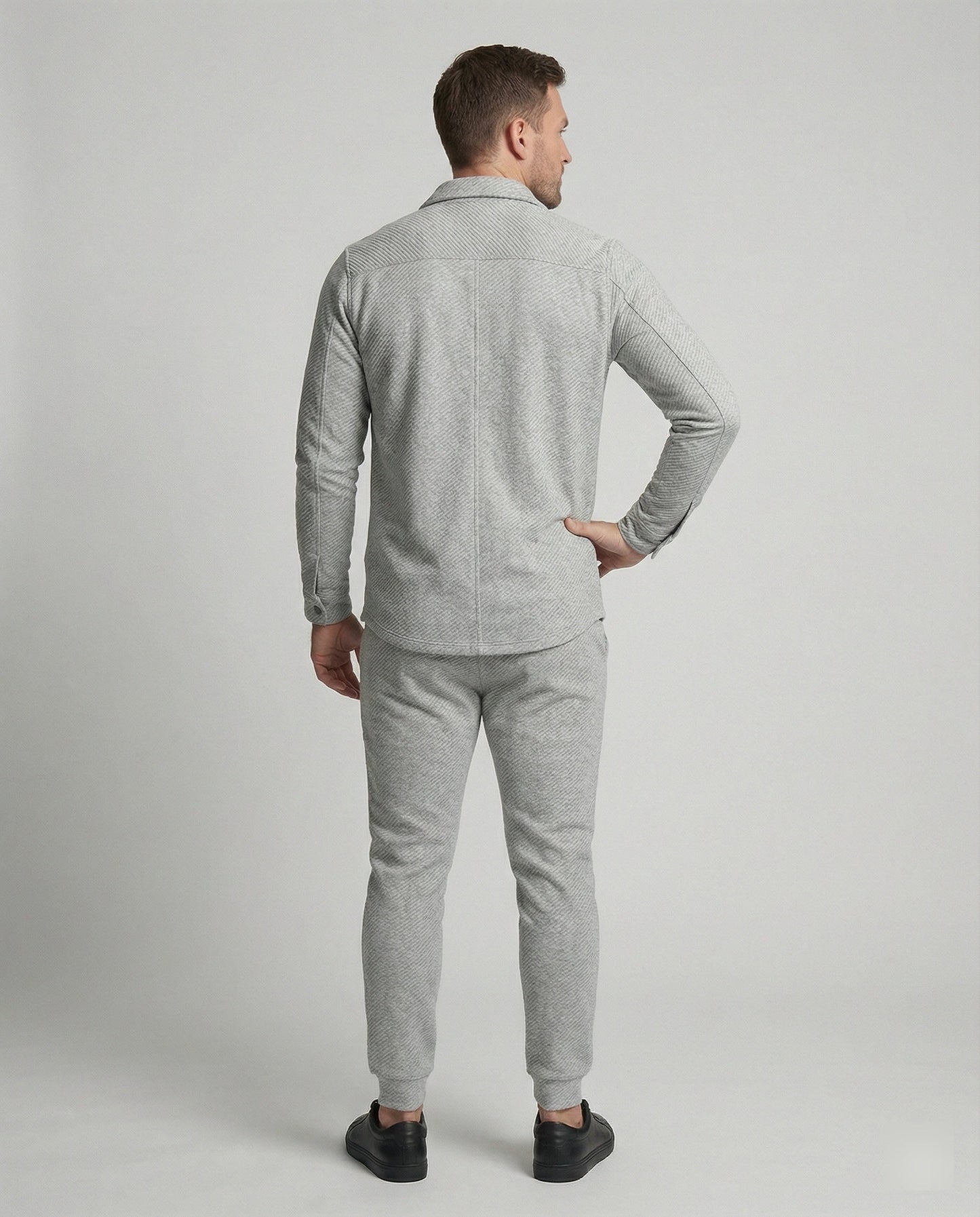 Herren Anzug Freizeit Modern mit Streifenmuster Elegant