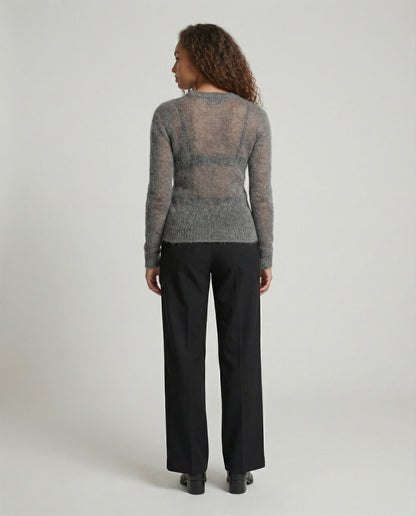 Damenpullover Rundhals Weich Modern - BerlinGlamour