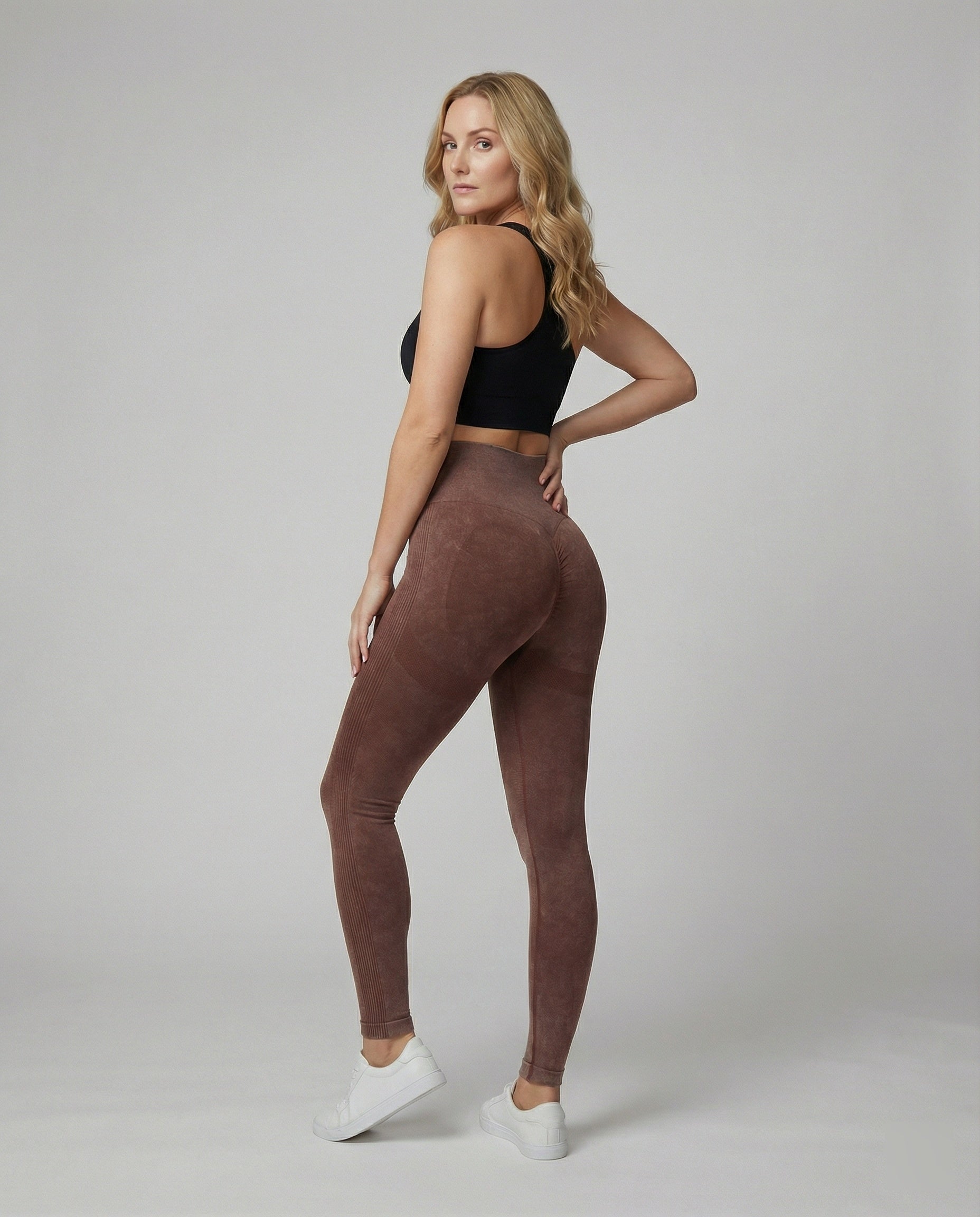 Damen Sportleggings Stretch Bequem Fitness - BerlinGlamour