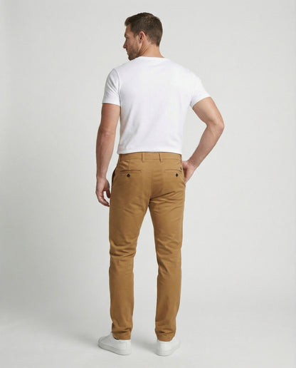 Herren Chino Slim Fit Hose Elastisch Bequem - BerlinGlamour